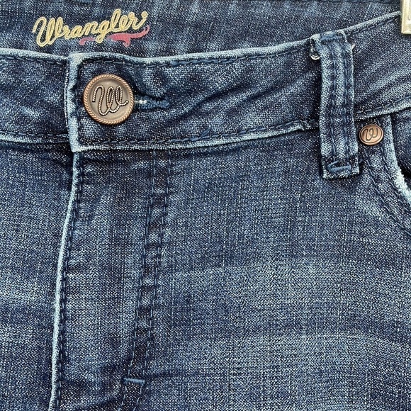 Wrangler Blue Bootcut Jeans Women’s Size 15x32 - Picture 5 of 12